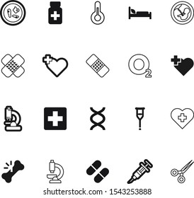 medicine vector icon set such as: bed, immunization, cell, needle, womb, clip, injection, fetal, physiotherapy, bones, mother, scissors, hot, salon, crutches, food, scissor, parasitic, break, illness