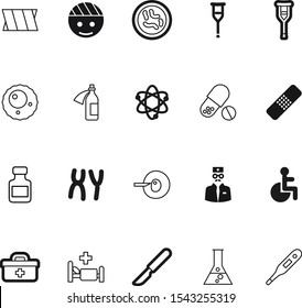 Medicine Vector Icon Set Such As: Fertility, Thermometer, Microscopic, Transportation, Abstract, Measurement, Bandaid, Nuclear, Celebration, Test, Operation, Red, Round, Object, Logos, Container