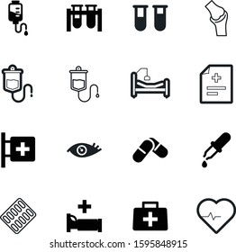 medicine vector icon set such as: icons, work, pack, femur, optical, wave, blue, strip, sick, serum, lab, pipette, abstract, element, bright, pathology, box, disease, light, blister, joint, data