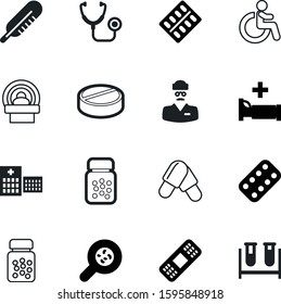 medicine vector icon set such as: airport, structure, disabled, scale, virus, injury, cold, patch, measuring, ray, cholera, blood, sample, hot, practitioner, staff, doc, specialist, bandage, analysis