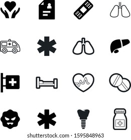 Medicine Vector Icon Set Such As: Aspirin, Palm, Steel, Family, Medic, Element, Hand, Heal, Pulse, Ecg, Liver, Virus, Vial, Vehicle, Stomatology, Icons, Food, Microscopic, Surgery, Infection, Mold