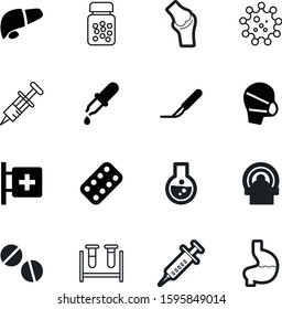 medicine vector icon set such as: malware, medicament, cartoon,round, medic, face, scientific, start, collection, infection, lab, flu, anatomical, addiction, instrument, company