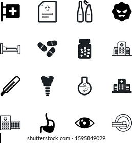 medicine vector icon set such as: microbiology, heat, concept, medication, tooth, shadow, micro, scanner, safety, beaker, bed, cartoon, start, data, flu, body, development, root, injury, male