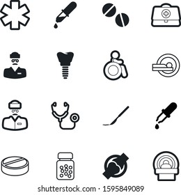medicine vector icon set such as: bones, pipett, caduceus, medicament, simple, tooth, ems, tibia, blade, root, cardiology, sharp, dentistry, art, shape, rubber, handicapped, dental, eye, dentist