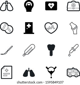 medicine vector icon set such as: femur, implants, heat, measuring, leg, bottle, scan, eyedropper, pills, surgeon, ecg, pharmaceutical, tablet, radiology, machine, transport, dropper, clinical, metal