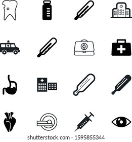 medicine vector icon set such as: simple, internal, accident, light, art, syringe, oncology, dentist, car, needle, dose, style, enamel, modern, drug, shadow, vial, dent, pharmacy, chemical, look