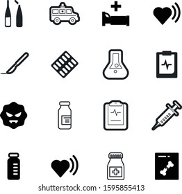 medicine vector icon set such as: blade, xray, blue, start, abstract, erlenmeyer, graphic, transport, blister, dose, ambulance, person, mold, operation, transportation, help, bed, handle, laboratory