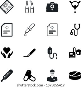 medicine vector icon set such as: body, biology, high, ampule, eyedropper, metal, anatomy, strip, employee, first, blister, nursing, dropper, practitioner, female, drip, therapy, gauge, cold, circle