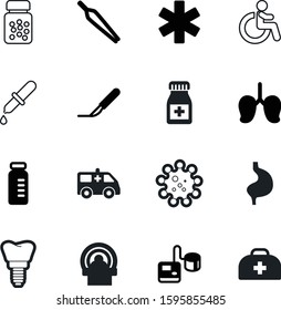 medicine vector icon set such as: color, implantation, lungs, cut, vaccine, chest, breathe, dentist, box, gaster, snake, surgical, droplet, nature, pictogram, scan, dropper, transport, knife, web