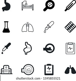medicine vector icon set such as: structure, stretcher, lab, ambulance, pack, injury, exterior, water, bacterium, help, erlenmeyer, flask, prescription, germs, architecture, bacteria, hospitalization