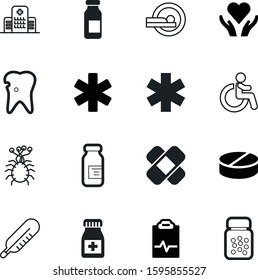 medicine vector icon set such as: airport, measurement, ray, biology, flu, object, dental, organism, protection, shadow, animal, tomography, pulse, structure, architecture, construction, disable