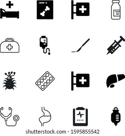 medicine vector icon set such as: x-ray, injury, x, knife, medic, blade, heart, cardiogram, physiology, test, pill, handle, flu, assistance, monitor, chart, scalpel, computer, cardio, medication
