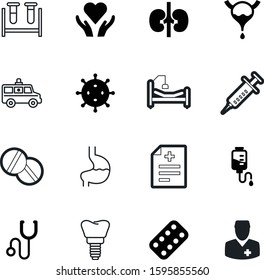 Medicine Vector Icon Set Such As: Chemistry, Pills, Box, Cure, Family, Employee, Microbiology, Sample, Drop, Collection, Stomach, Friendship, Transport, Vial, Color, Person, Glass, Sick, Physician