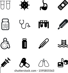 medicine vector icon set such as: pressure, temperature, chair, food, application, accessibility, cartoon, injector, sample, smoking, gauge, weather, person, diagnosis, graphic, button, aid, element