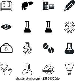 medicine vector icon set such as: exterior, stomatology, measuring, aid, dentistry, scanner, web, first, building, stethoscope, pill, collection, structure, scan, red, physician, vitamin, tool, help