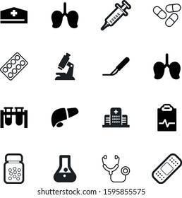medicine vector icon set such as: needle, liquid, medic, abstract, blue, patch, pulse, illness, people, surgeon, surgery, pharmacology, nurse, zoom, long, development, monitor, protection, antibiotic