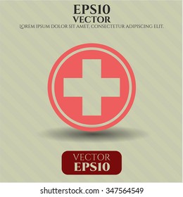 Medicine vector icon or symbol