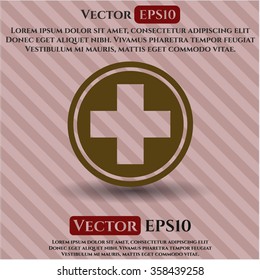 Medicine vector icon or symbol