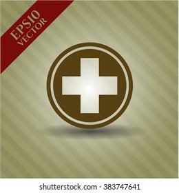 Medizinisches Vektorsymbol oder -symbol