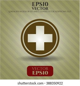 Medizinisches Vektorsymbol oder -symbol