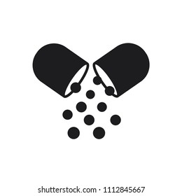 medicine vector icon in trendy flat style 
