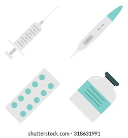 Medicine. Vector icons