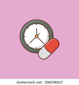 medicine Vector illustration on a transparent background. Premium quality symbols. Vector Line Flat color  icon for concept and graphic design.