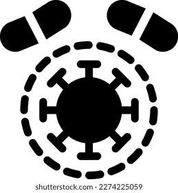 medicine Vector illustration on a transparent background. Premium quality symmbols. Glyphs vector icons for concept and graphic design. 
