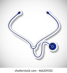 Medicine. Vector illustration. Realistic image of the contour object