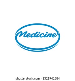 Medicine vector logo design