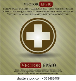 Símbolo vector de medicina