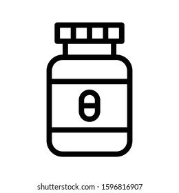 medicine vector thin line icon 