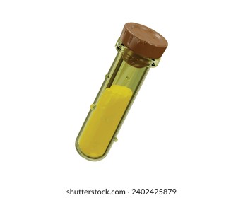 icono del vial de medicina 3d ilustración del vector de representación