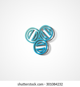 Medicine web icon on white background