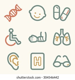 Medicine web icons