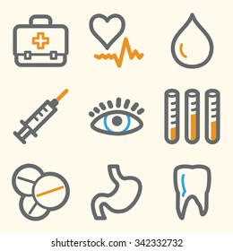 Medicine web icons