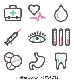 Medicine web icons