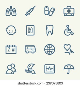 Medizin-Web-Symbole
