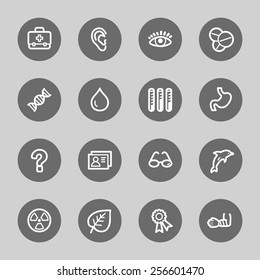 Medizin-Web-Symbole