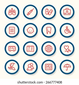 Medizin-Web-Symbole