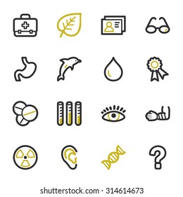Medizin-Web-Symbole