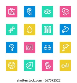Medizin-Web-Symbole
