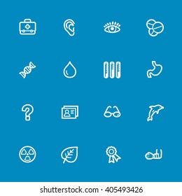 Medicine web icons set