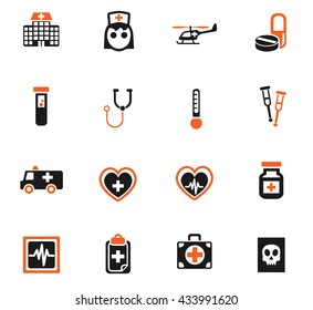 medicine web icons for user interface design