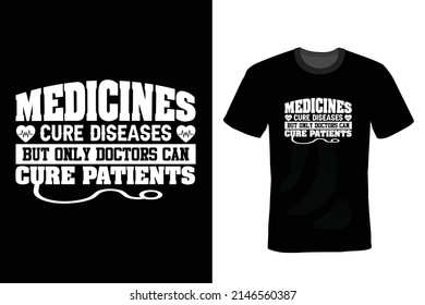 Diseño de camisetas de Doctor T, cosecha vintage, tipografía