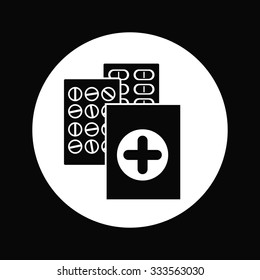 medicines icon design, vector illustration eps10 graphic 