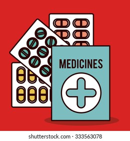 medicines icon design, vector illustration eps10 graphic 