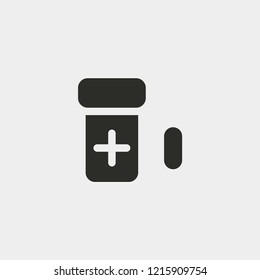 Medicines icon isolated on background. Pharmacy symbol modern, simple, vector, icon for website design, mobile app, ui. Vector Illustration