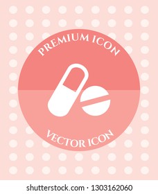 Medicines Icon for Web. Application, Software & Graphic Design.