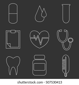 medicines icons